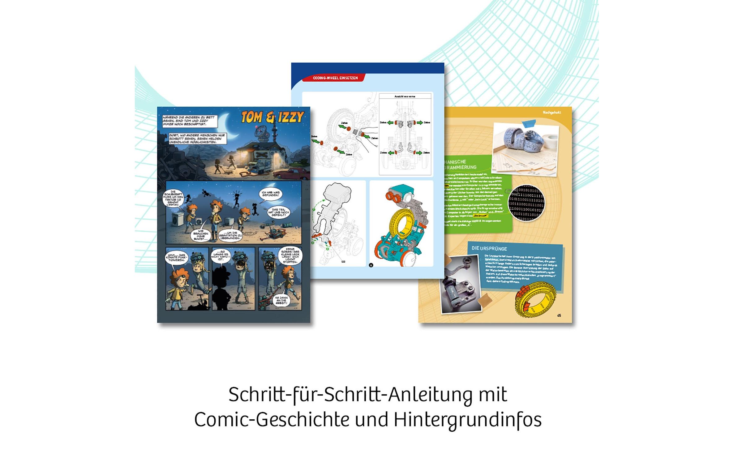 Experimentierkasten Codix – Dein mechanischer Coding-RoboterProgrammieren lernen – ganz ohne Smartphone und Computer!