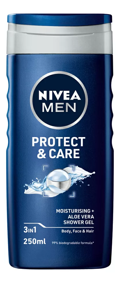 Nivea Men Protect & Care Shower Gel - 250 ml.