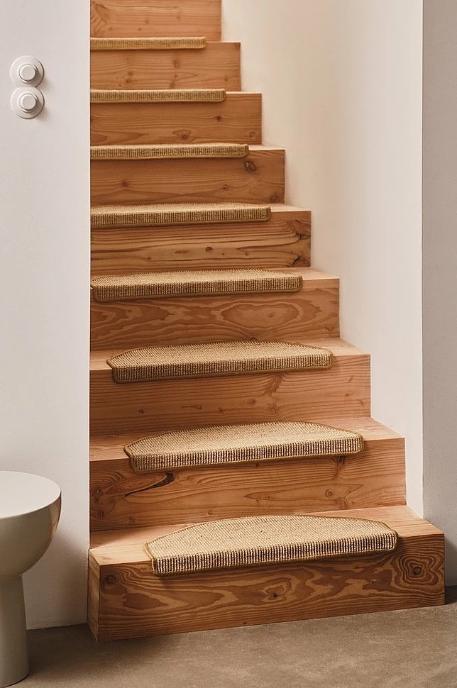 SIENNA trappetrinnsteppe sisal 10-pk