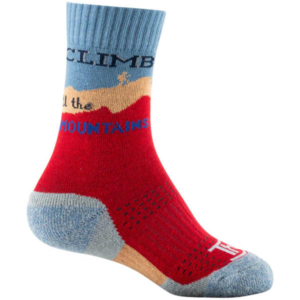 Chaussette randonnée THYO WORLD EXPLORER MID MARINE /ROUGE