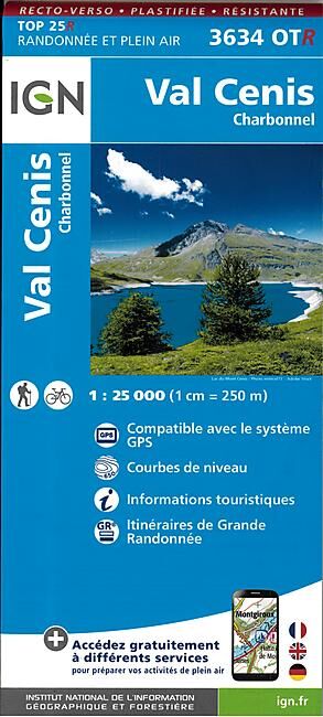 IGN - TOP25R 3634OTR VAL CENIS 1 25 000