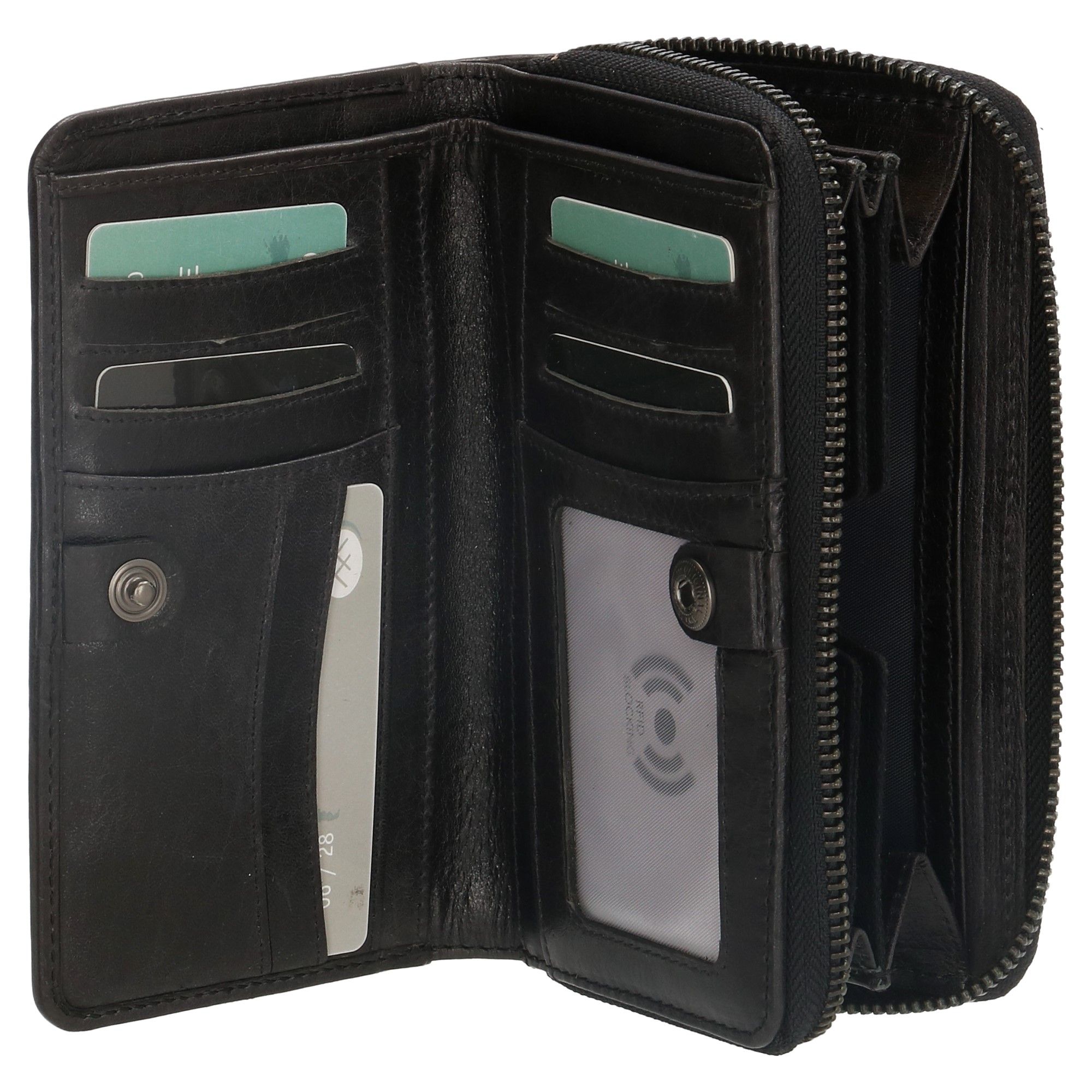 Micmacbags Porto Portemonnee Zwart