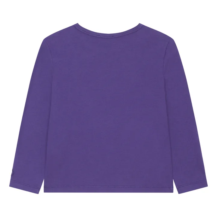 SMALLABLE BASICS T-Shirt Fille Manches Longues Coton Bio | Bleu indigo