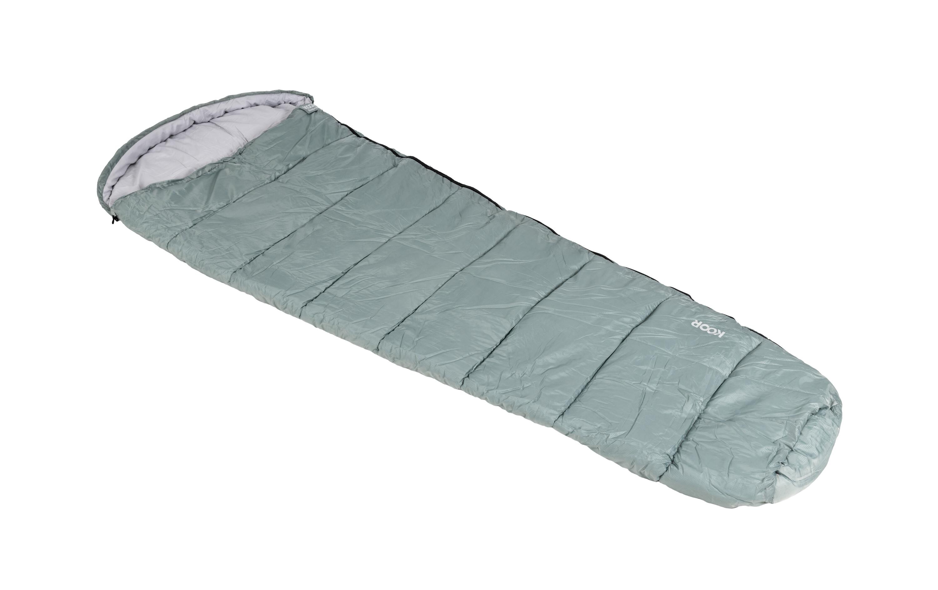 Schlafsack Baaba 950 Grau 80 x 220 cmWarmer und bequemer Mumienschlafsack