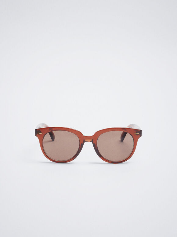 Gafas De Sol Redondas - Marrón
