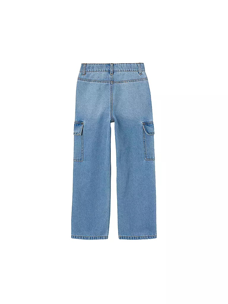 NAME IT Mädchen Cargojeans Regular Fit NKFROSE hellblau