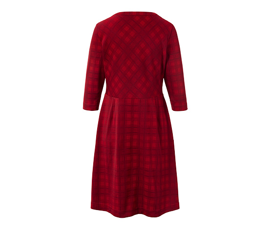 Kariertes Jacquard-Kleid