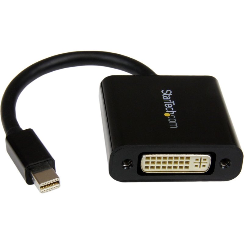 StarTech.com Adaptateur Mini DisplayPort vers DVI - Convertisseur Mini DP à DVI-D - Vidéo 1080p - mDP ou TB 1/2 Mac/PC vers Moniteur DVI - Câble Compact mDP 1.2 vers DVI Single-Link