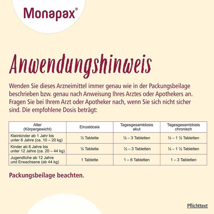 Monapax Tabletten, 100 St