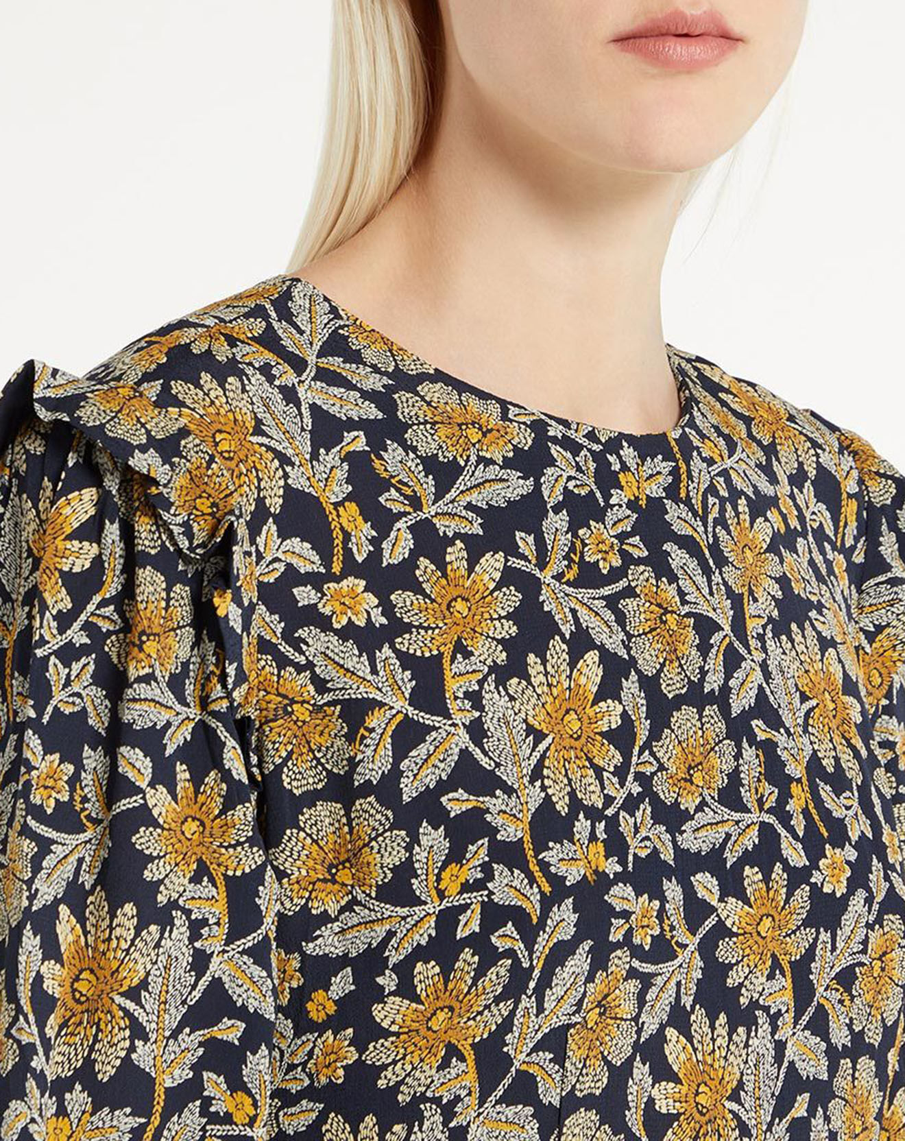 Tommy Hilfiger Robe en Crêpe imprimé floral multicolore