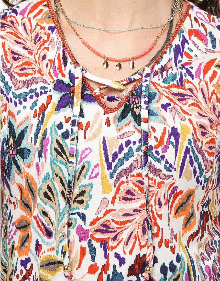 Robe coton imprimée
