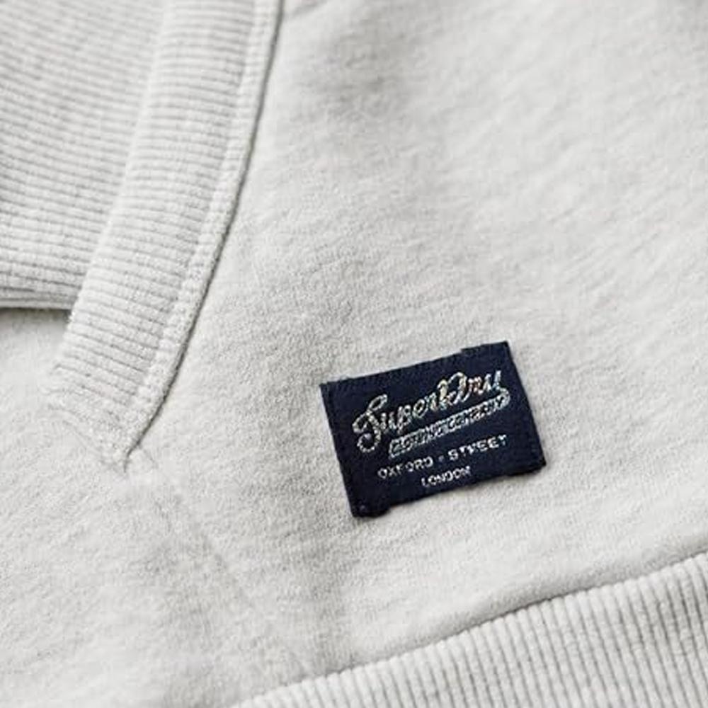 Superdry Sweat zippé Gris Clair Femme Superdry Ziphood