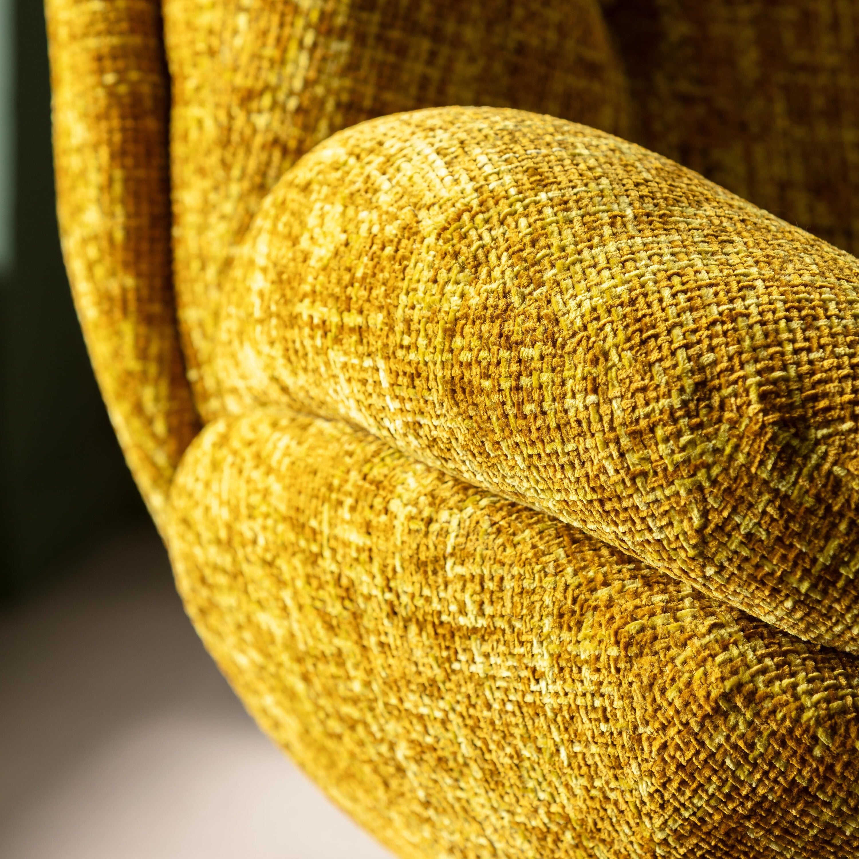 Kare Design Cosy Draaifauteuil - geel