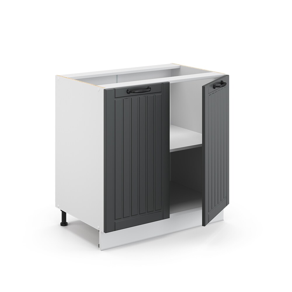Vicco Unterschrank 80 cm FAME Line Küchenschrank Küchenzeile Landhaus Anthrazit
