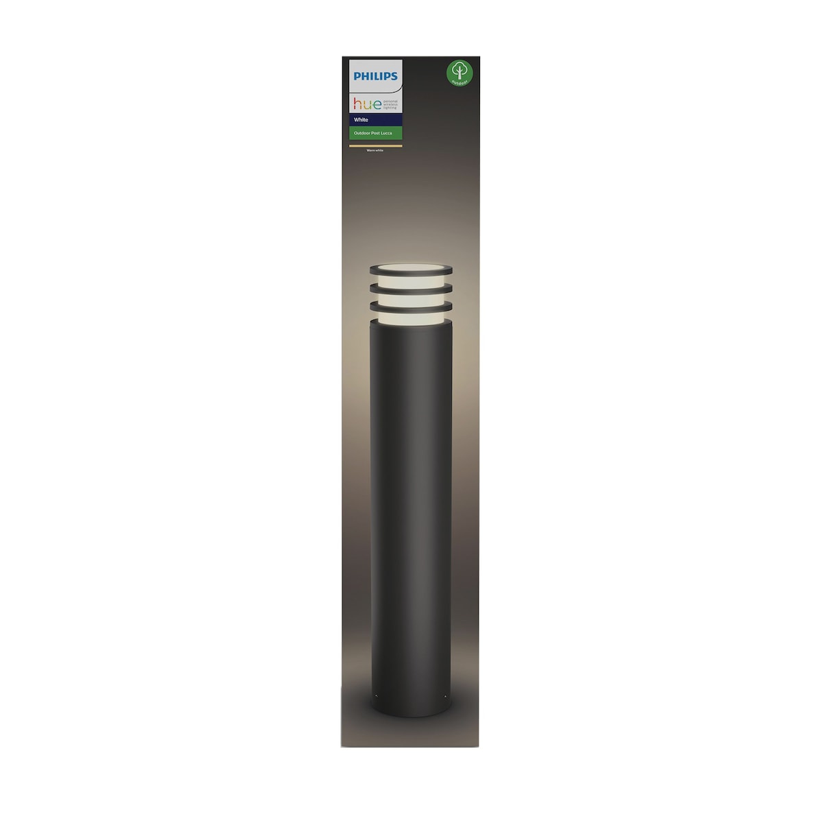 Philips Hue Lucca post anthracite 1x9,5W ()