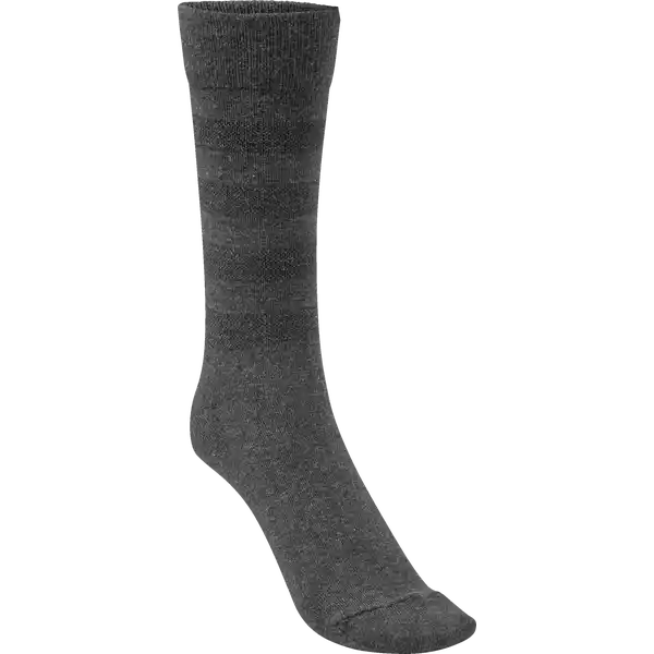 Herren Casualsocke Doppelpack uni Streifen anthrazit Gr. 39 / 42