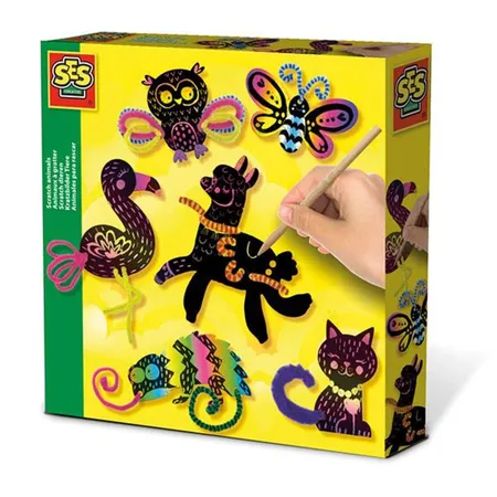 SES Creative Kratzbilder Tiere