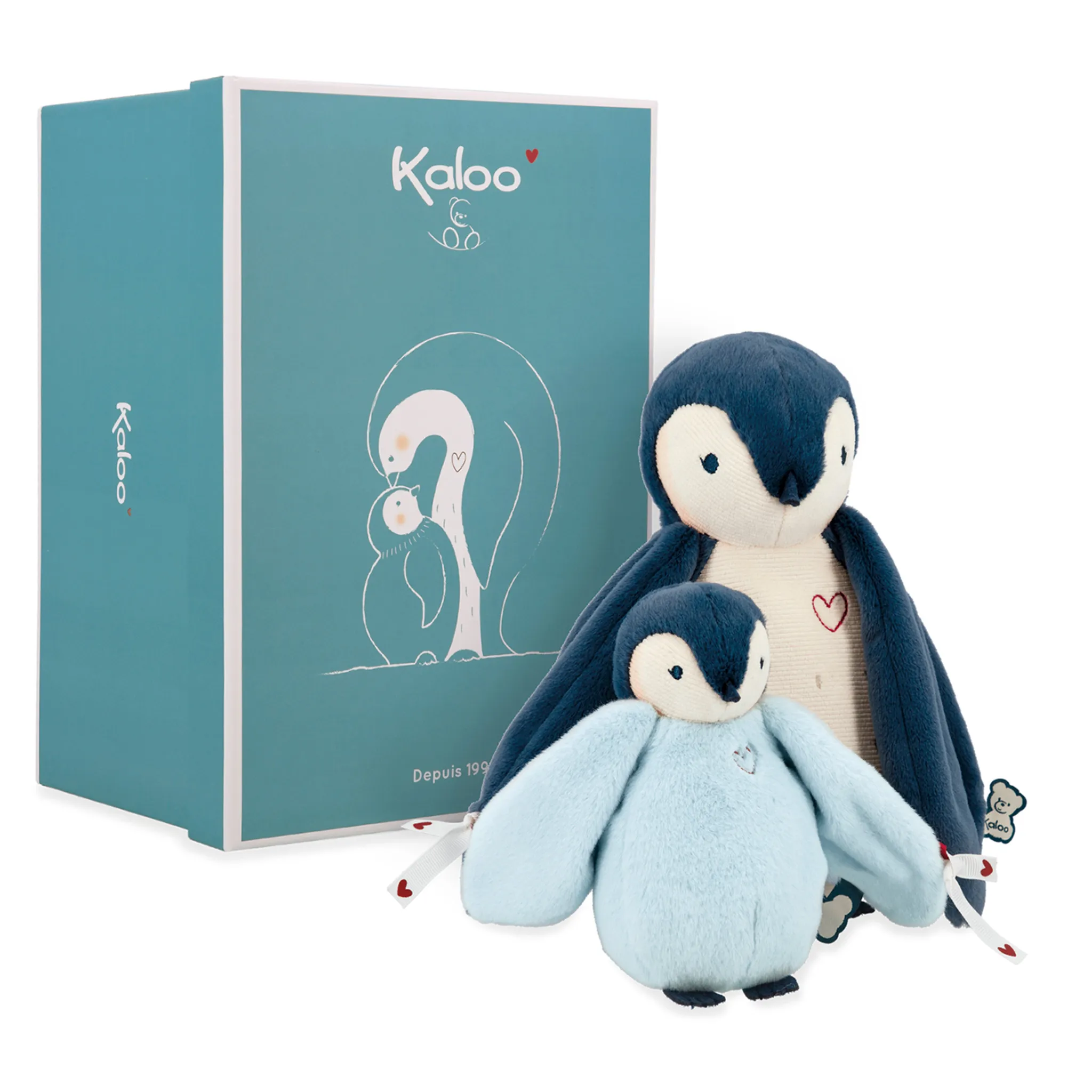 Kaloo Peluches Câlines - Pingouins Bleus