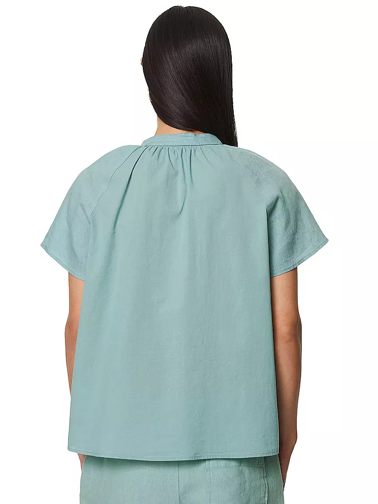 MARC O'POLO Leinenshirt  hellblau