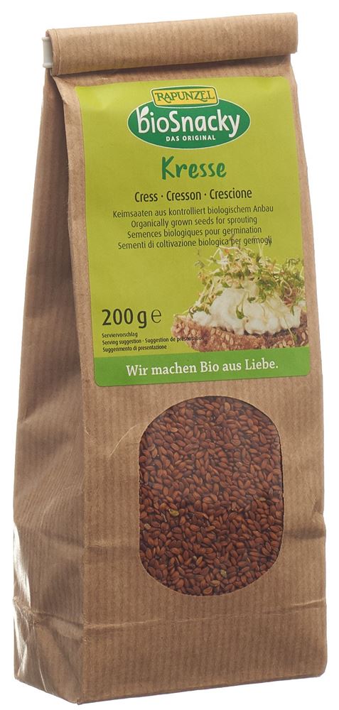 BIOSNACKY Kresse<br>200 g, Beutel