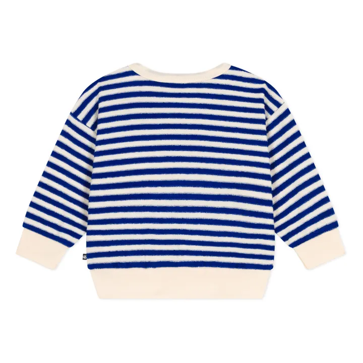 Petit Bateau Sweat Mitaine Eponge | Bleu