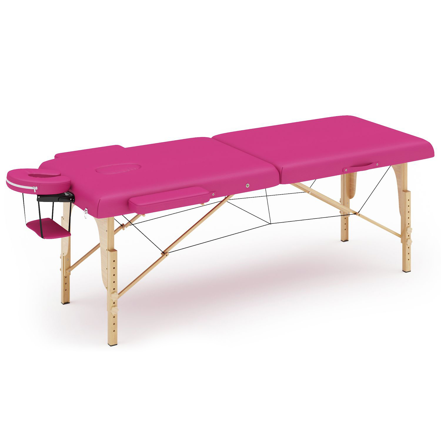 Massageliege 2-Zonen pink