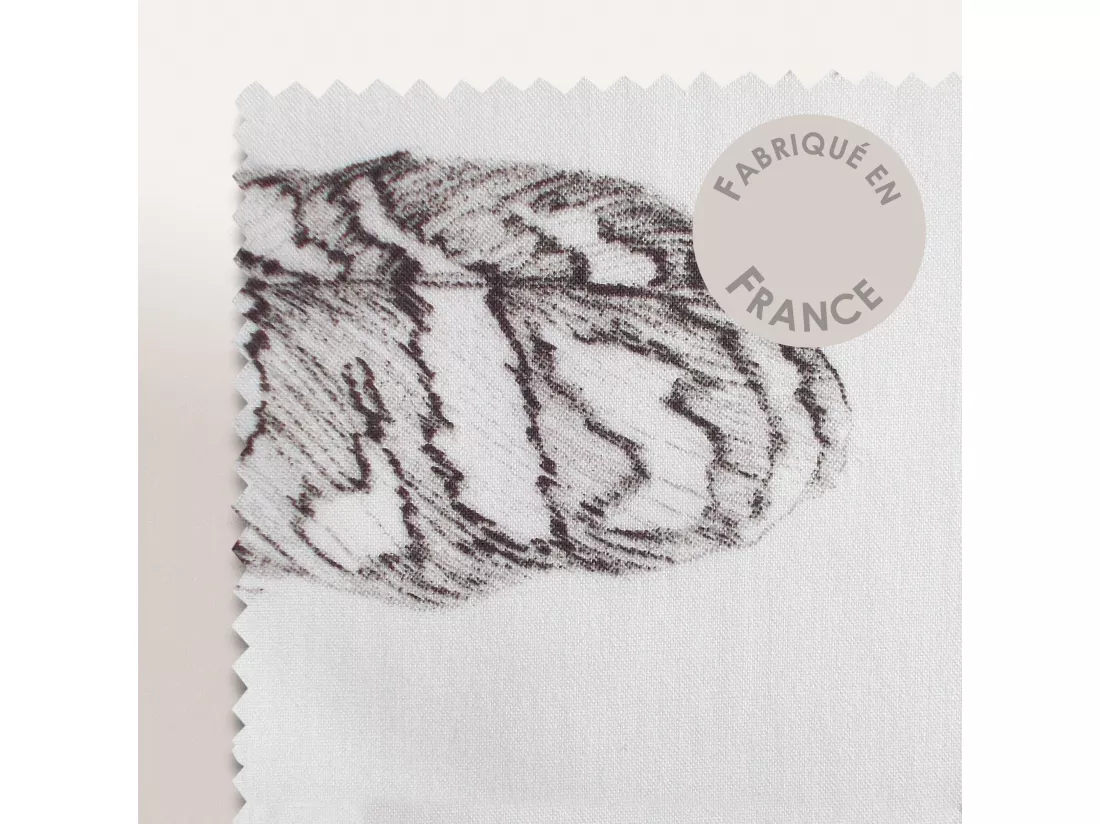Taie de traversin 140x43 cm Percale pur coton PLUMES