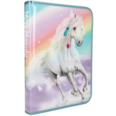 Depesche Miss Melody große Federtasche Rainbow