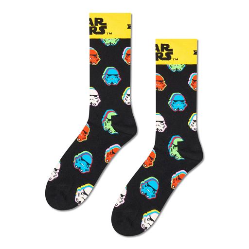 Happy Socks Star Wars™ Gaveæske 6-pak Strømper, White, 41-46