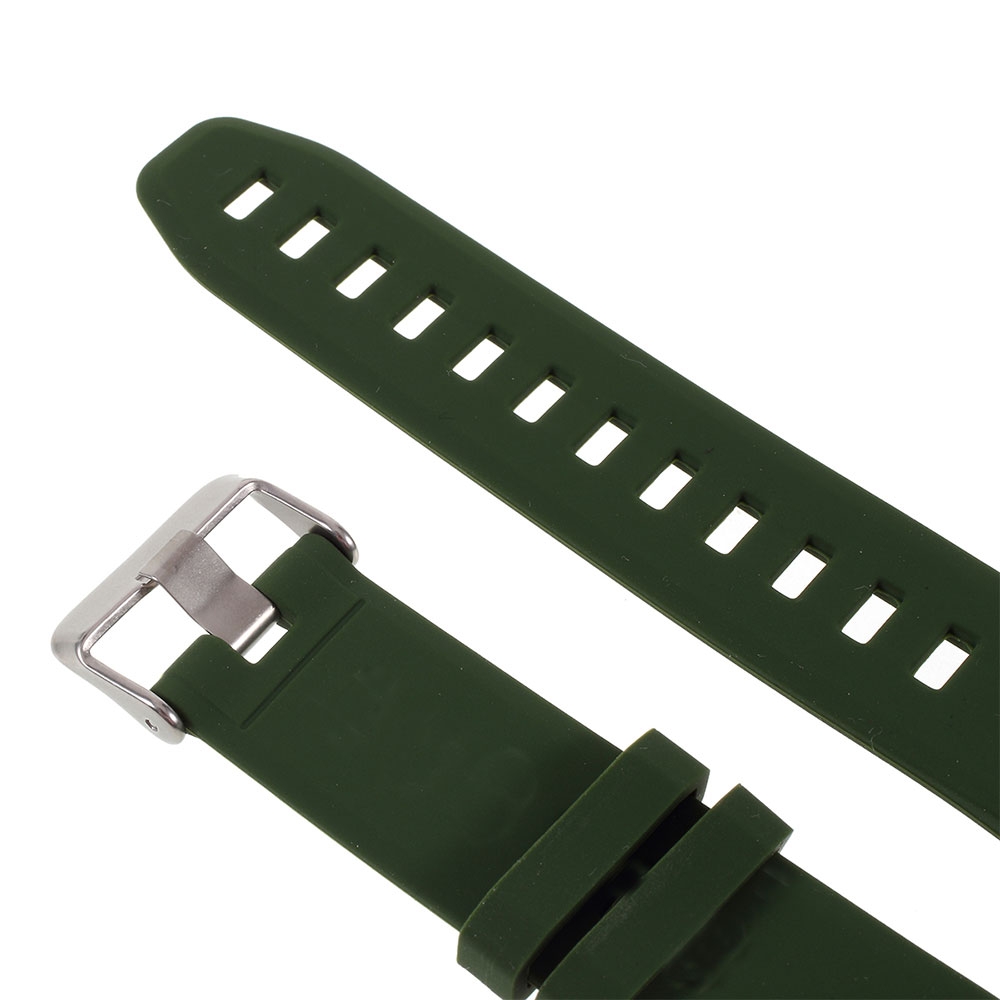 (Gr. M) Garmin Fenix 6 / 6 Pro / 5 / 5 Plus / Forerunner 935 Ersatz Sport Armband aus Silikon (Gelenkumfang 162-247 mm) - Grün