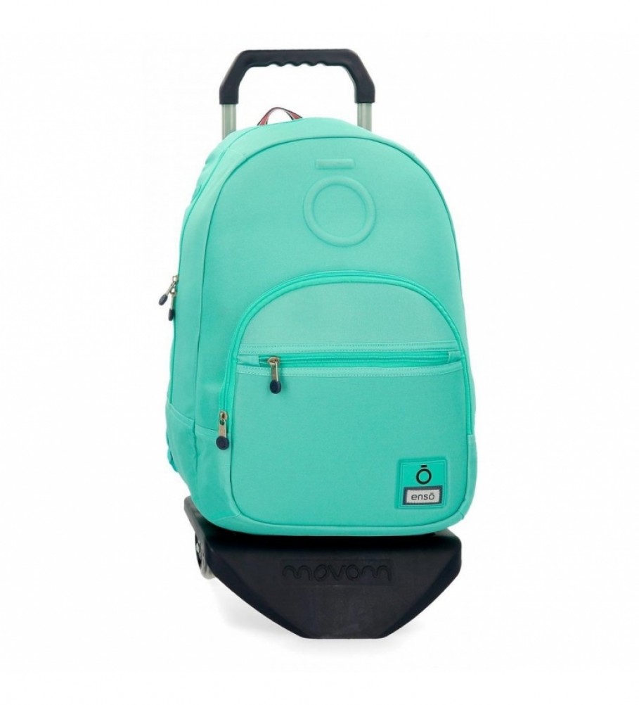 Enso Mochila con carro Basic -32x46x15cm- Turquesa