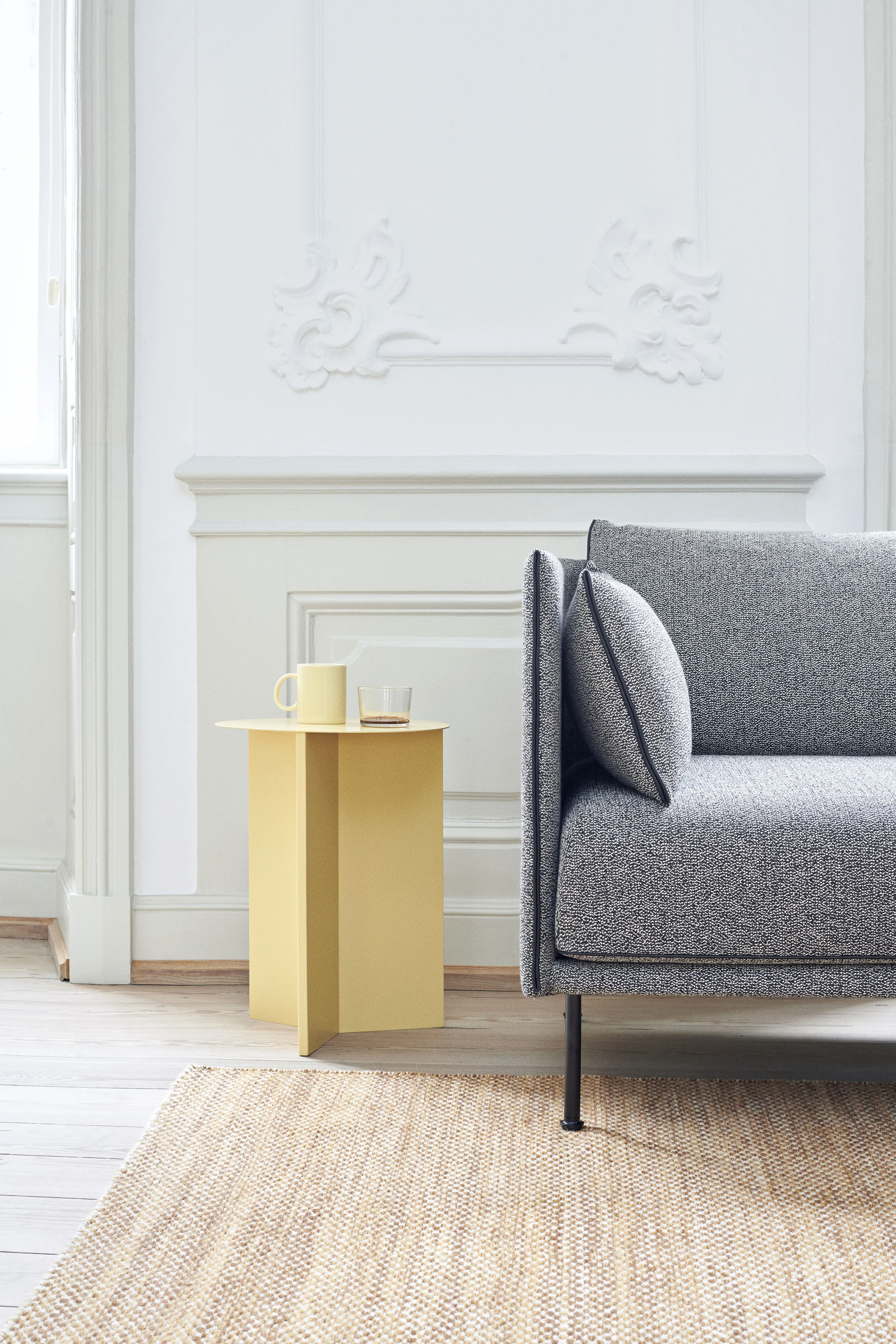 SLIT METAL - Table d'appoint métal | Jaune