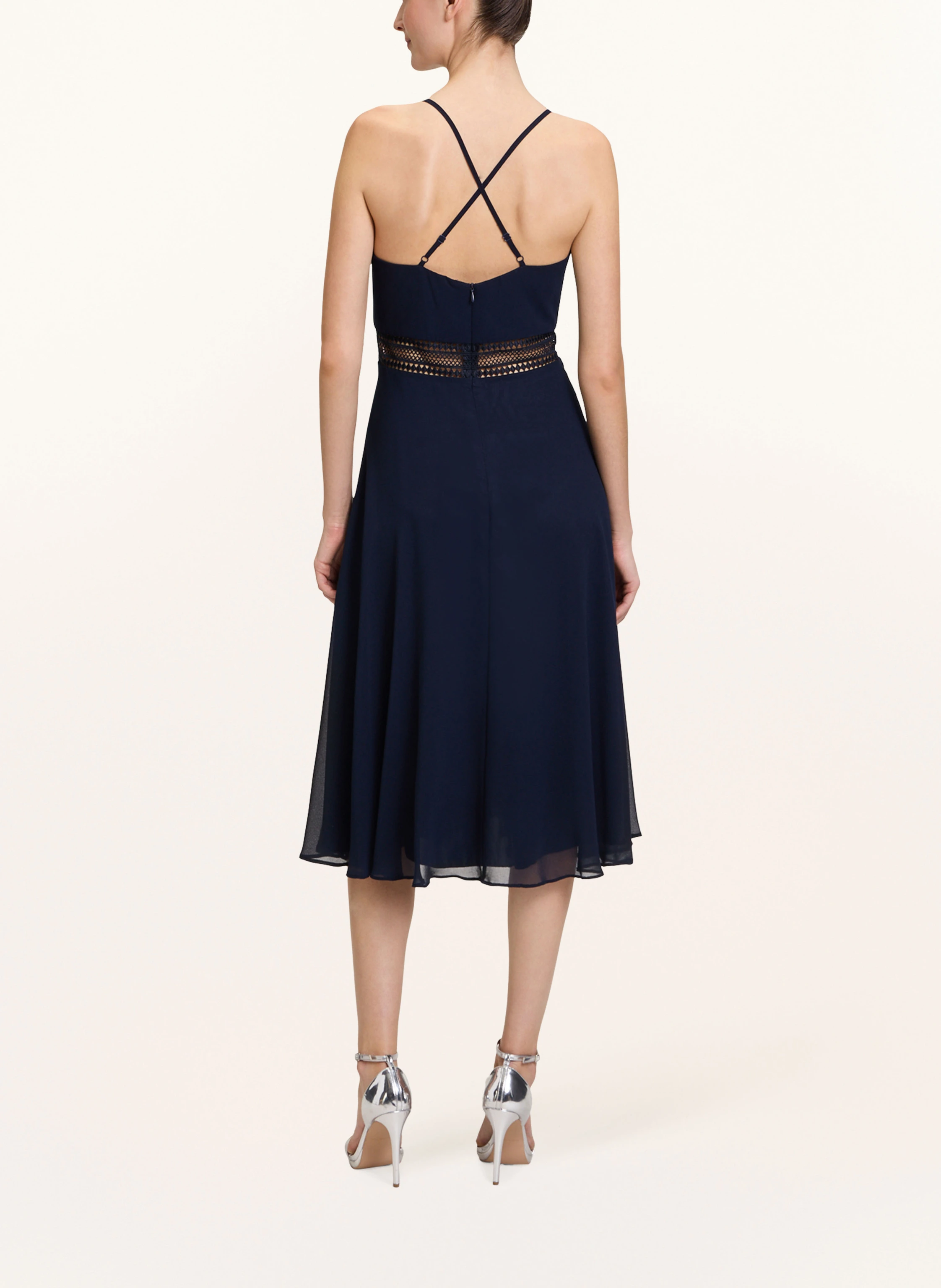 VM Vera Mont Cocktailkleid mit Lochspitze
