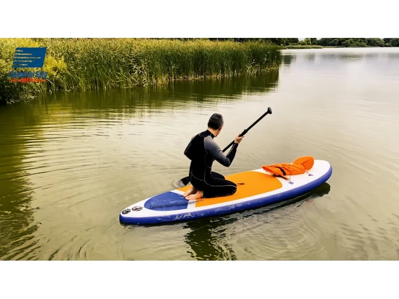 Restparti: CS Aqua SUP Board - Stand Up Paddleboard - 300x83x15 cm - Red/Blue