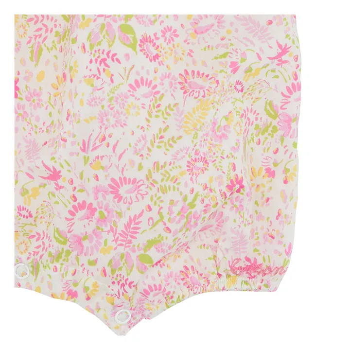 Bonton Combinaison Fleurie | Rose