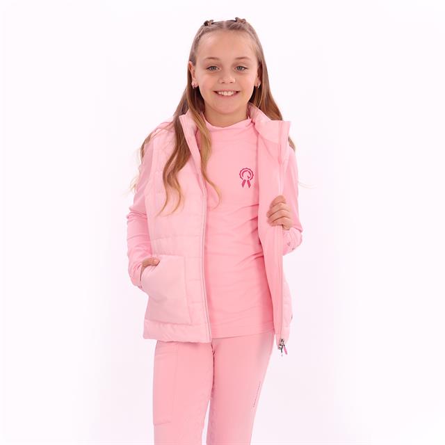 Bodywarmer Paardenpraat By Ej George Kids Lichtroze