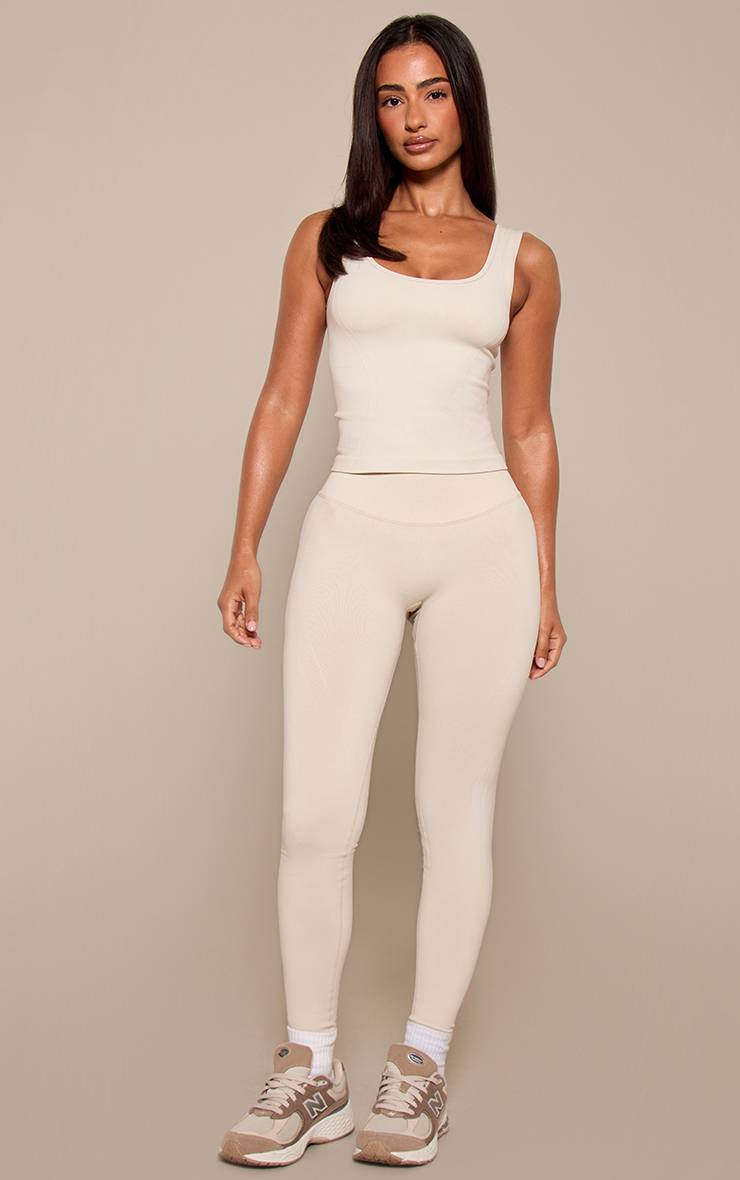 Avoine Débardeur De Sport Petite Plt Avec Détails De Coutures Seamless