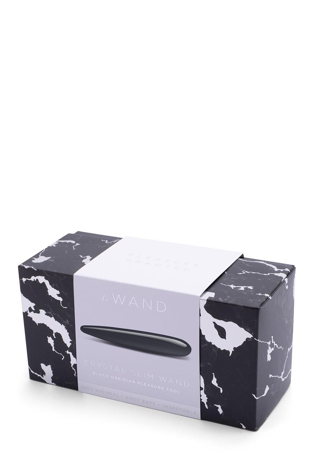Le Wand Crystal Slim Wand Black Obsidian