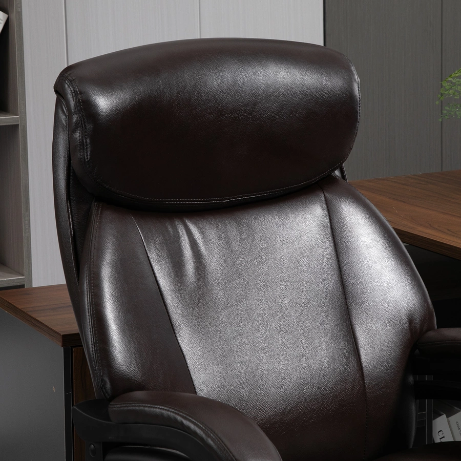 Vinsetto Bürostuhl ergonomisch geformt, high-end gaslift Braun