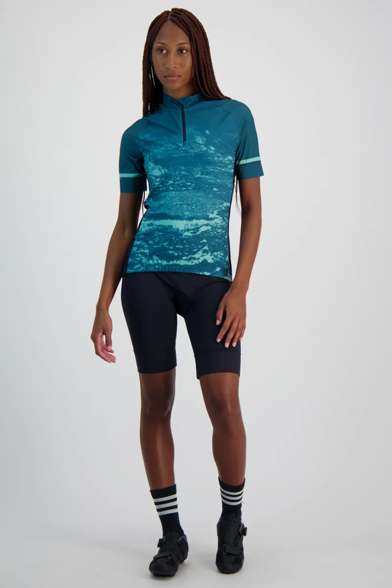 Stoke Ruba Half Zip Damen Biketrikot