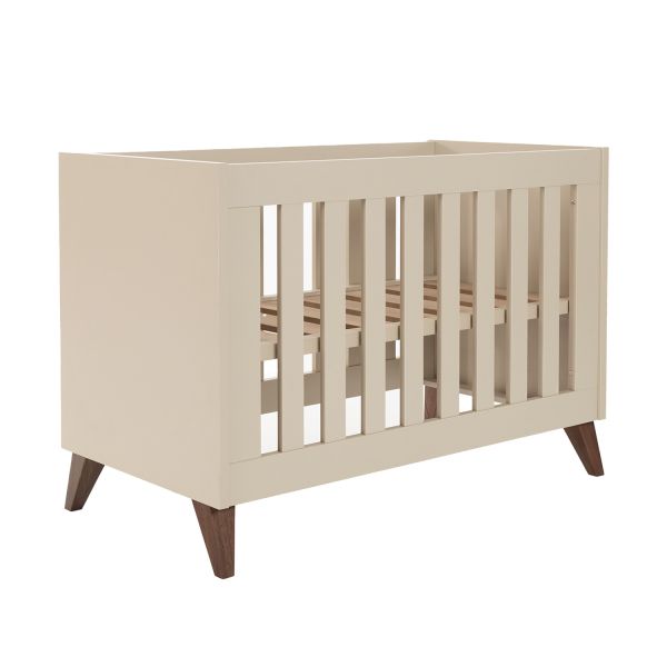 TWF Ledikant 60 x 120 - Commode 3 Laden - Hanglegkast 2 Deuren 1 Lade Salerno Walnoot