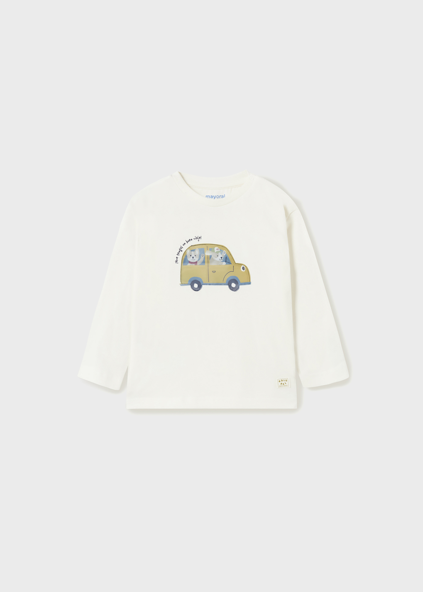 Camiseta interativa tamanho grande Better Cotton para bebês