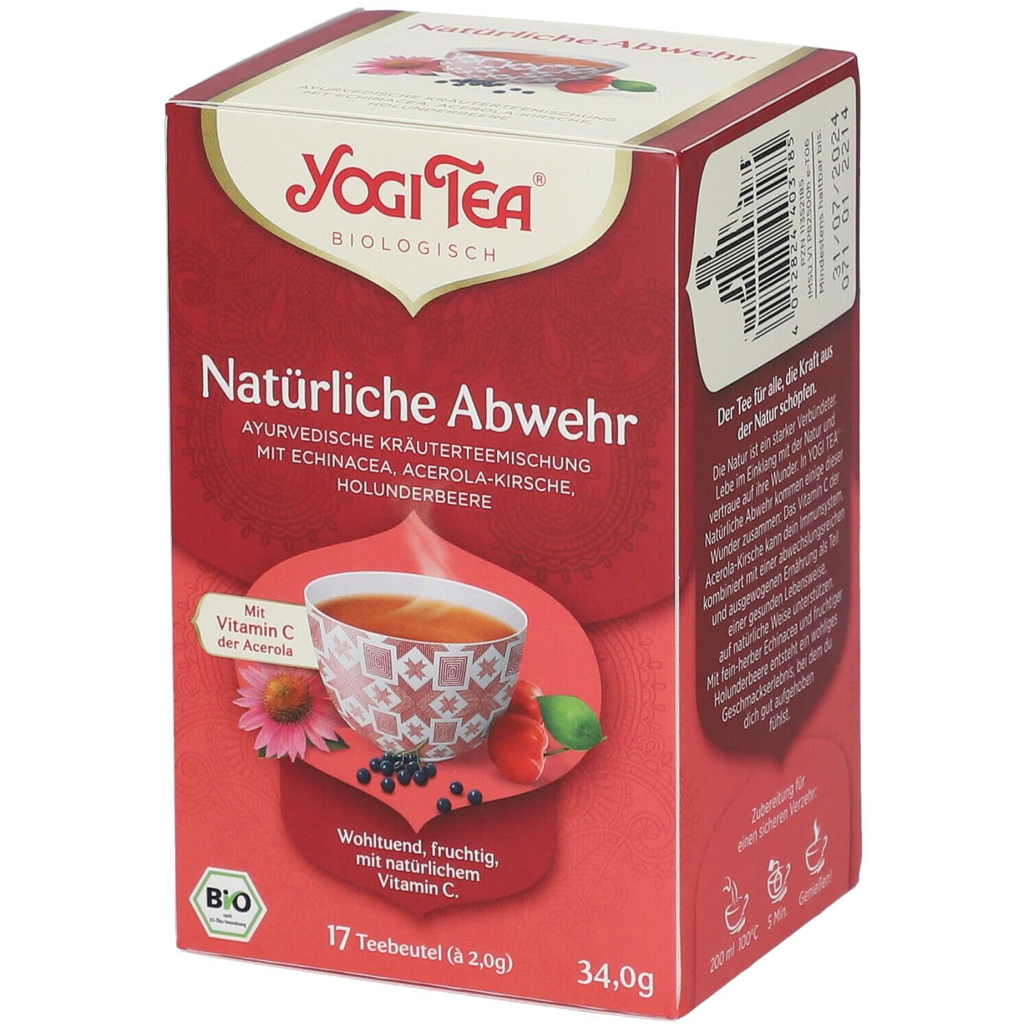 YOGI TEA® Natürliche Abwehr, Bio Kräutertee