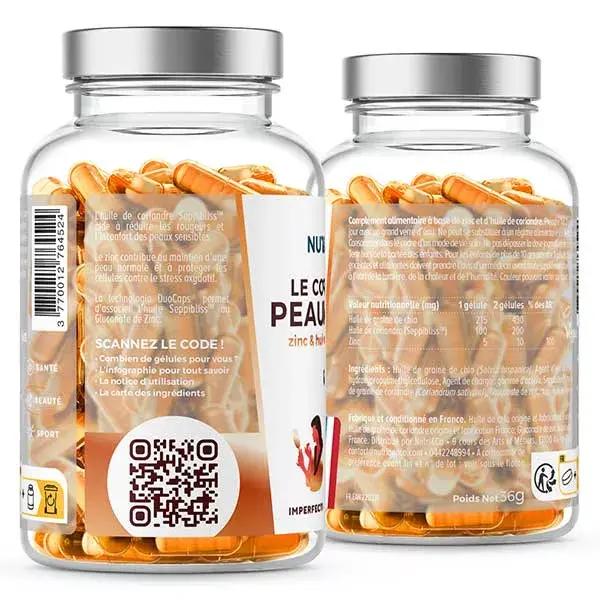 Nutri&Co Clear Skin Complex Combate Imperfeições e Acne Vegano 60 cápsulas