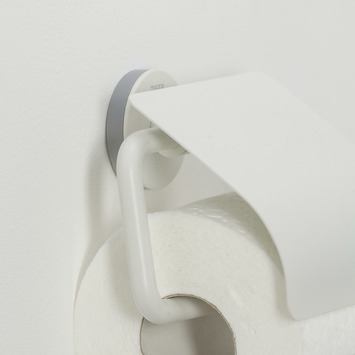 Tiger Toiletrolhouder Urban Wit met Klep