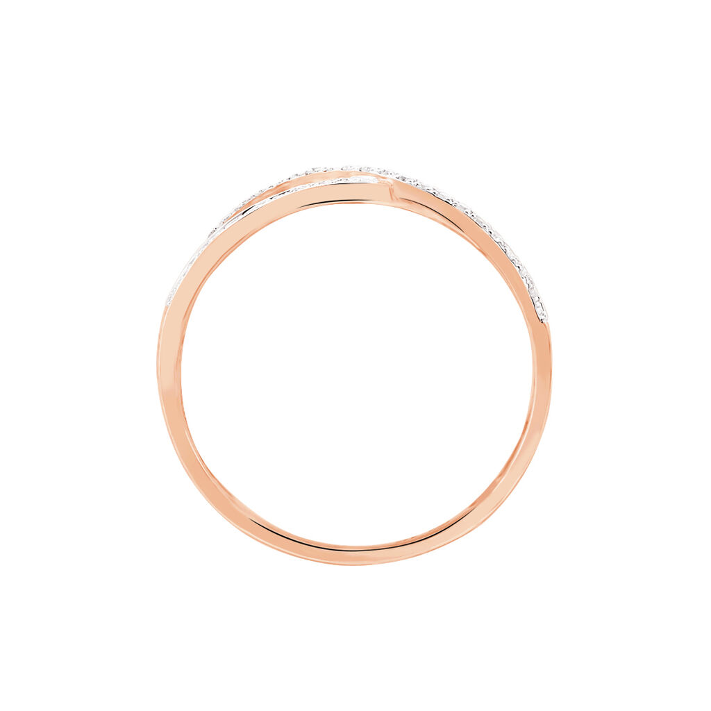 Bague Emilie Or Rose Diamant
