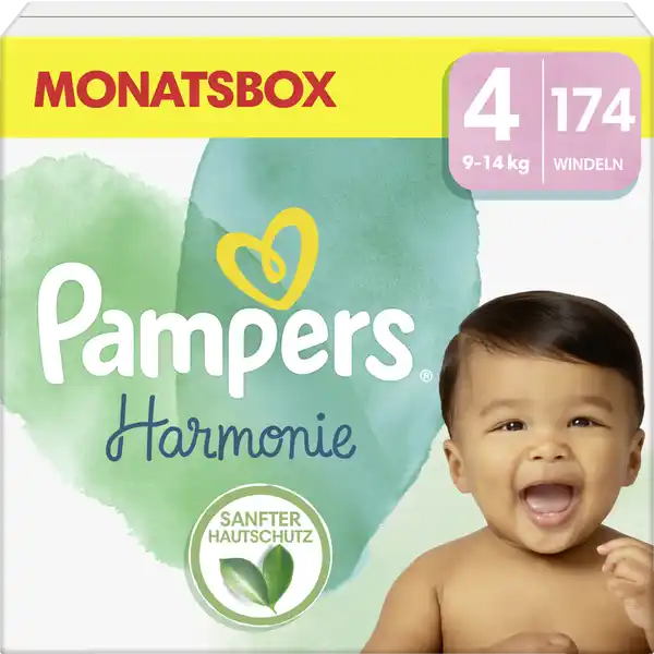 Harmonie Windeln Gr. 4 (9-14 kg) Monatsbox