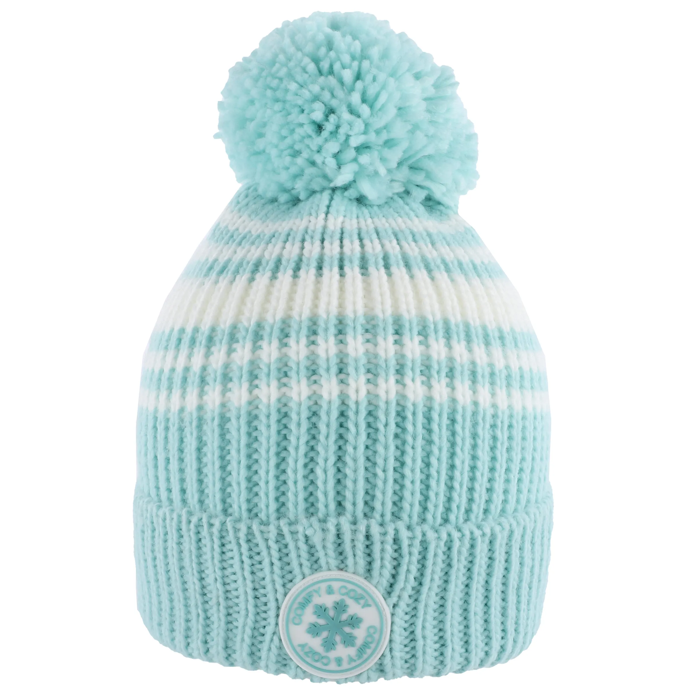 Damen Mütze mit Pompom