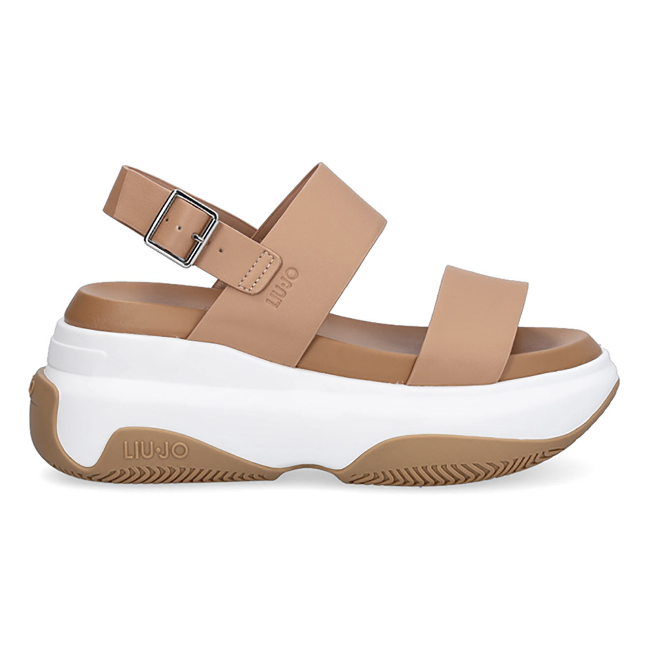 Liu-Jo Sandales plateforme June marron clair
