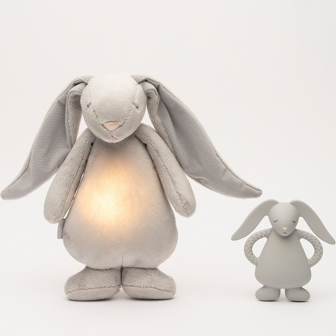 Moonie bijtring bunny - silver